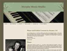 Tablet Screenshot of murphymusicstudio.net